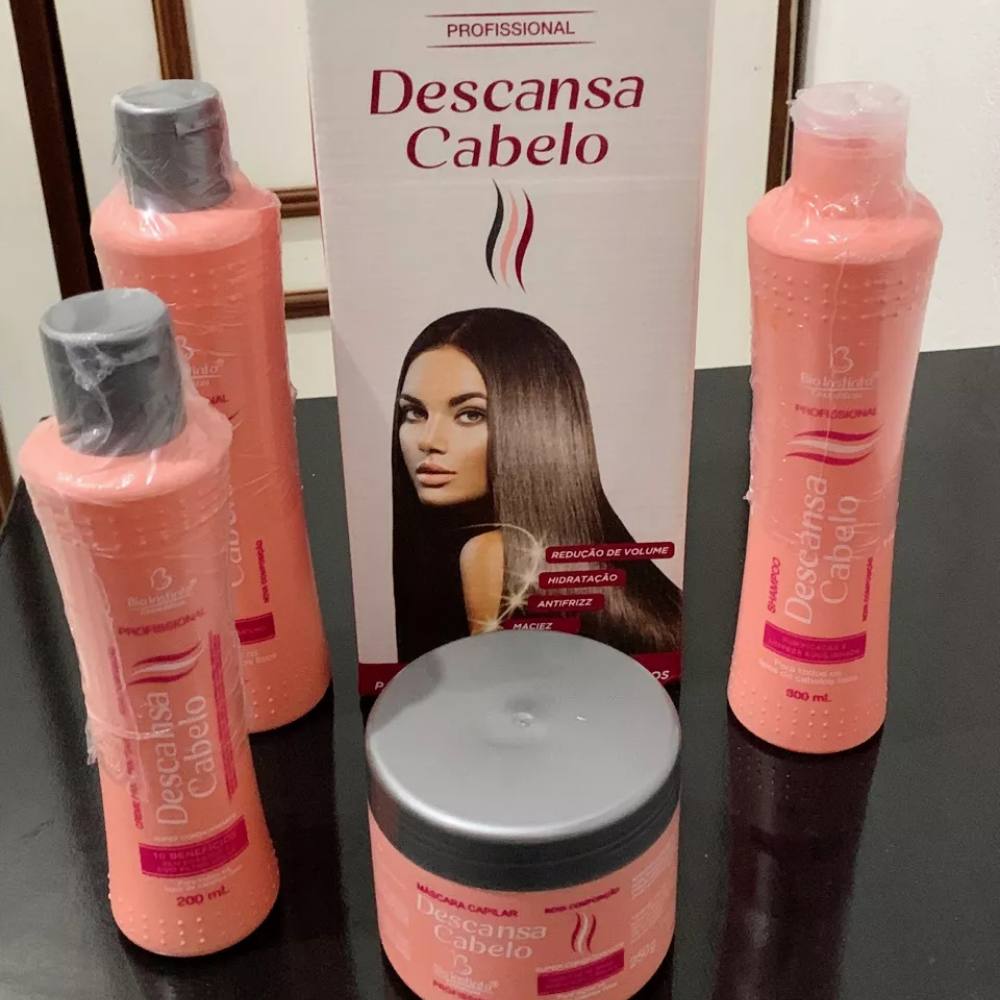 KIT Capilar Descansa Cabelo - Antifrizz e Hidratação Profunda