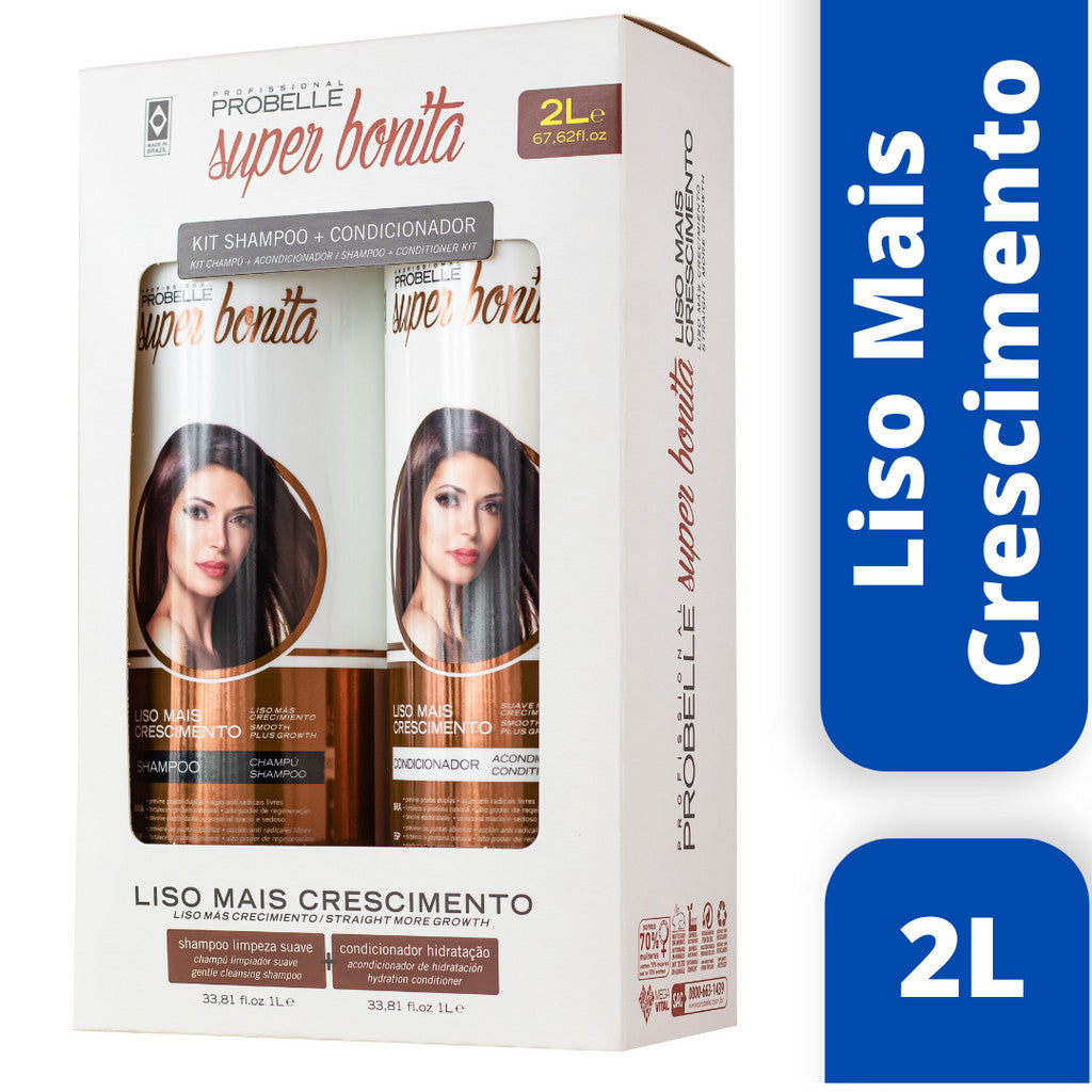 KIT Shampoo e Condicionador 2 Litros (Crescimento) - Probelle