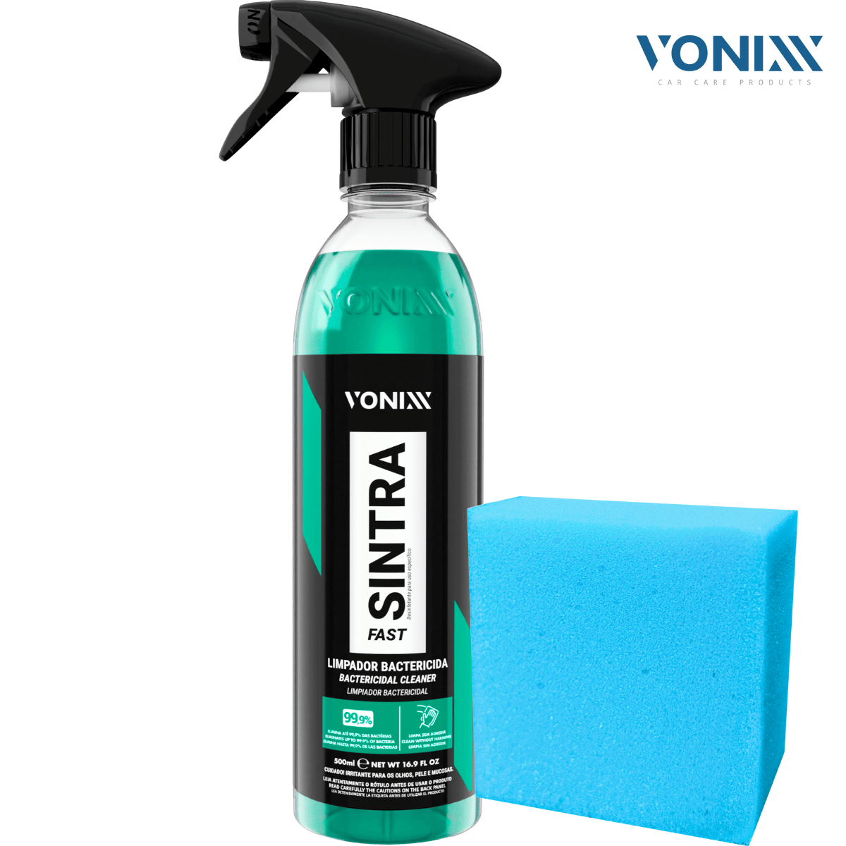 Sintra Fast Limpador Bactericida 500ml - Imagem 2